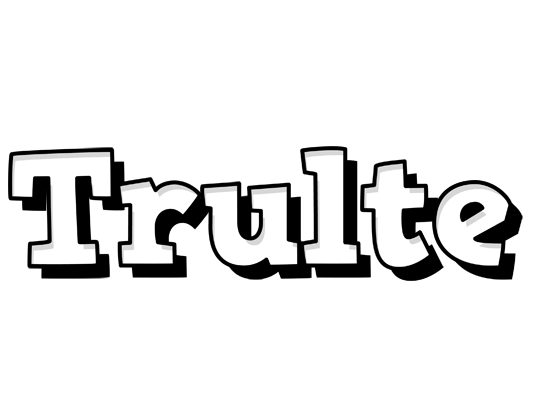 Trulte snowing logo