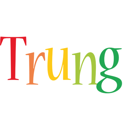 Trung birthday logo