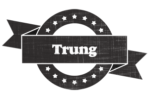 Trung grunge logo