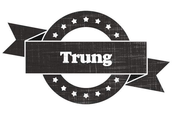 Trung grunge logo