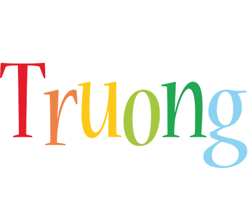 Truong birthday logo