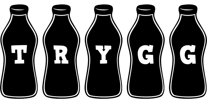 Trygg bottle logo