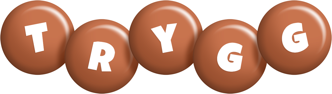 Trygg candy-brown logo