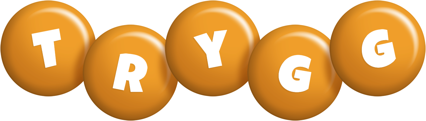 Trygg candy-orange logo
