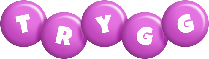 Trygg candy-purple logo