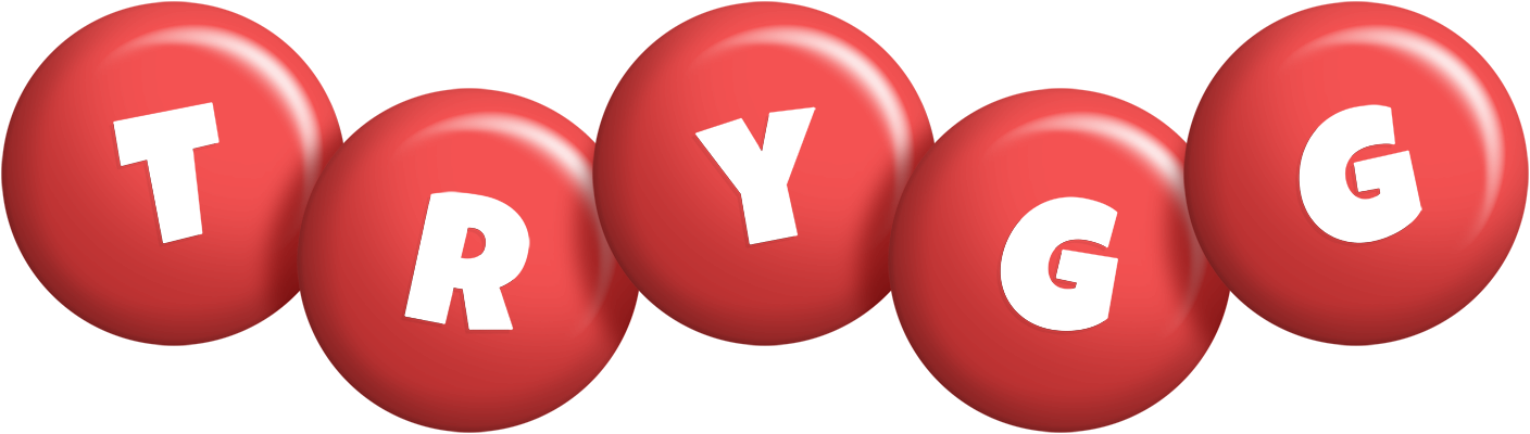 Trygg candy-red logo