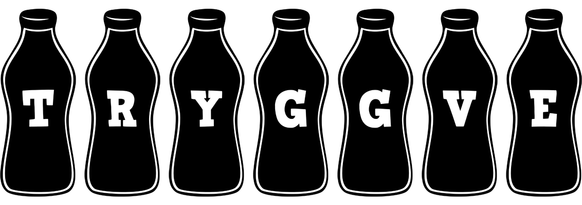 Tryggve bottle logo