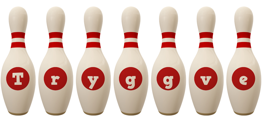 Tryggve bowling-pin logo