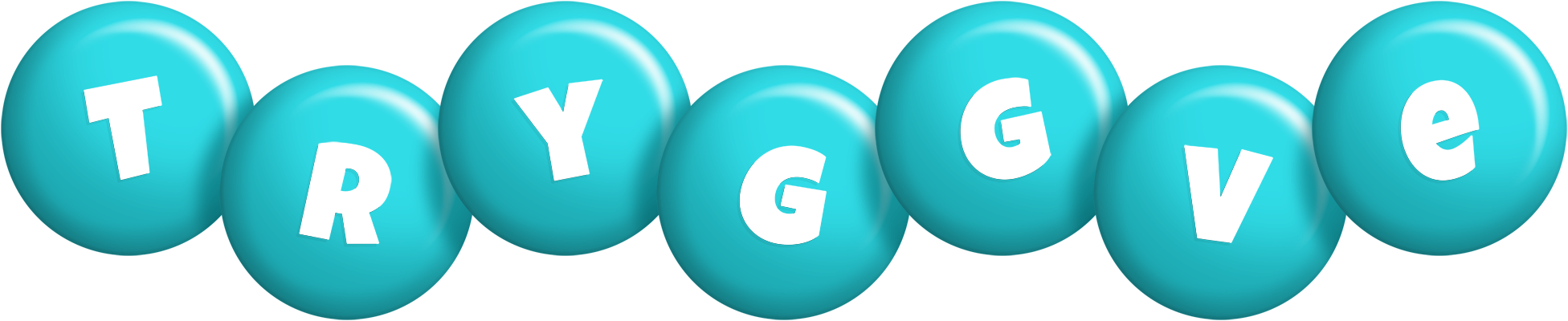 Tryggve candy-azur logo
