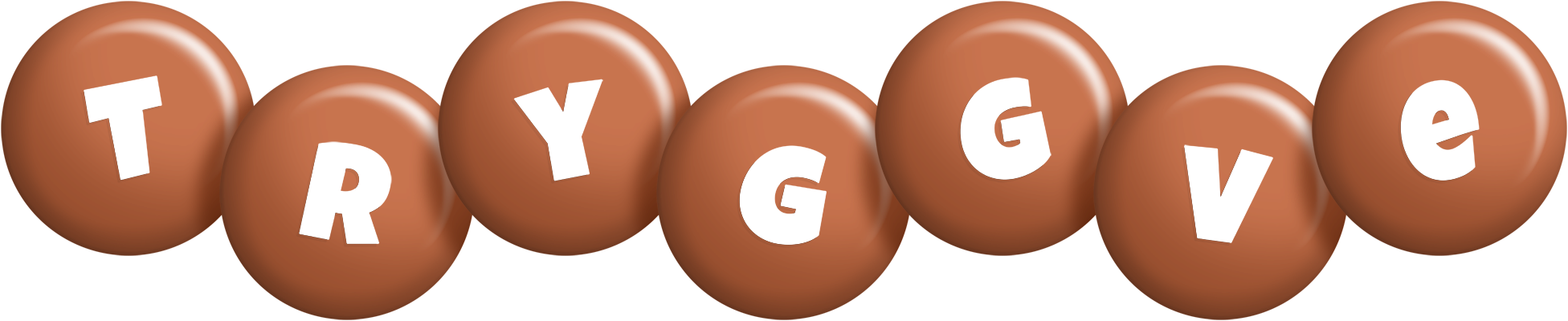 Tryggve candy-brown logo