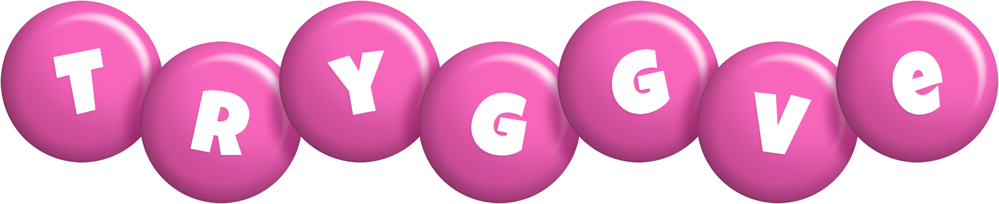 Tryggve candy-pink logo