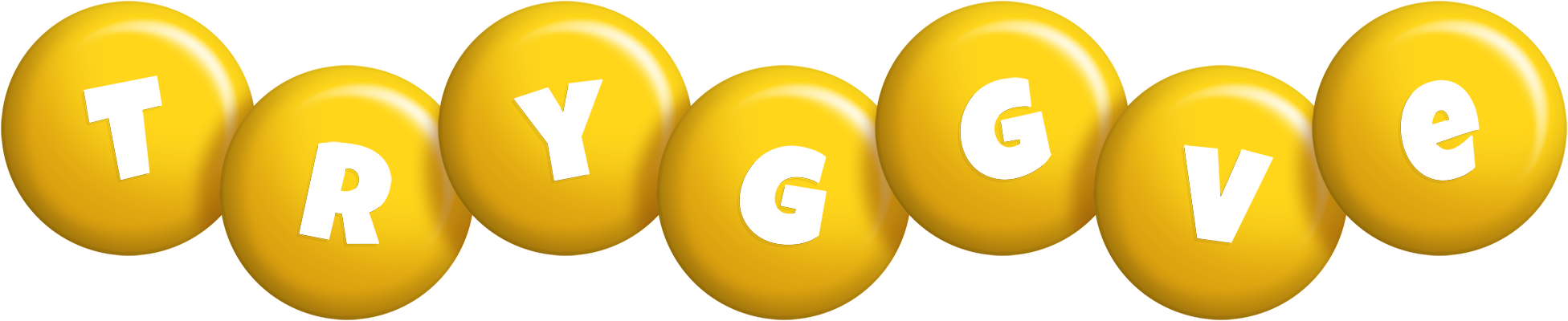 Tryggve candy-yellow logo