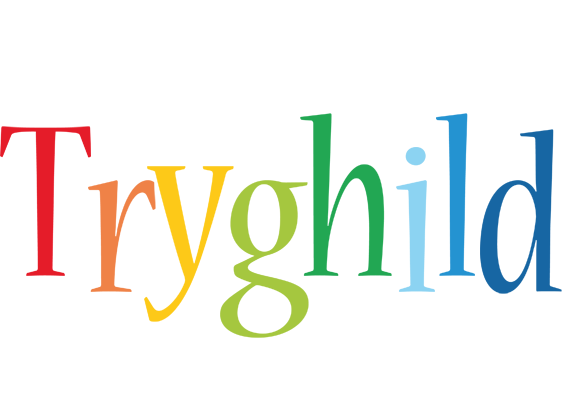 Tryghild birthday logo