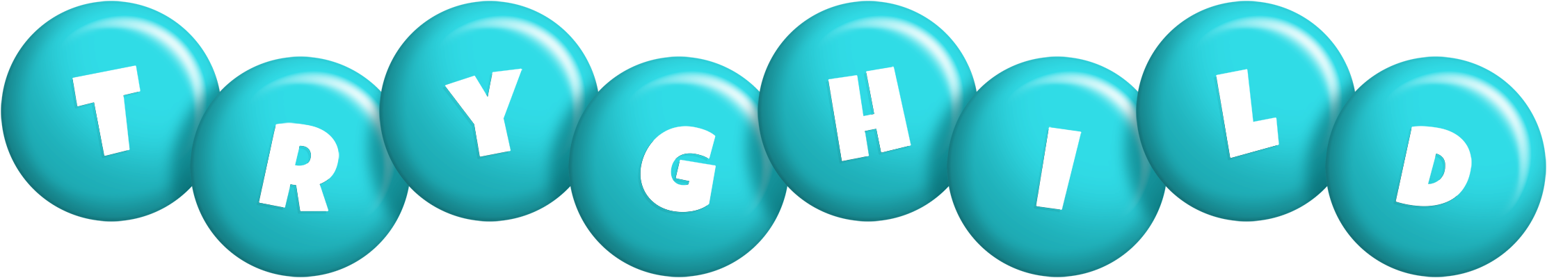 Tryghild candy-azur logo