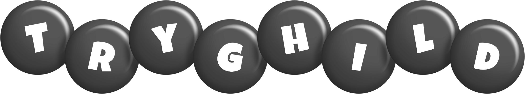 Tryghild candy-black logo