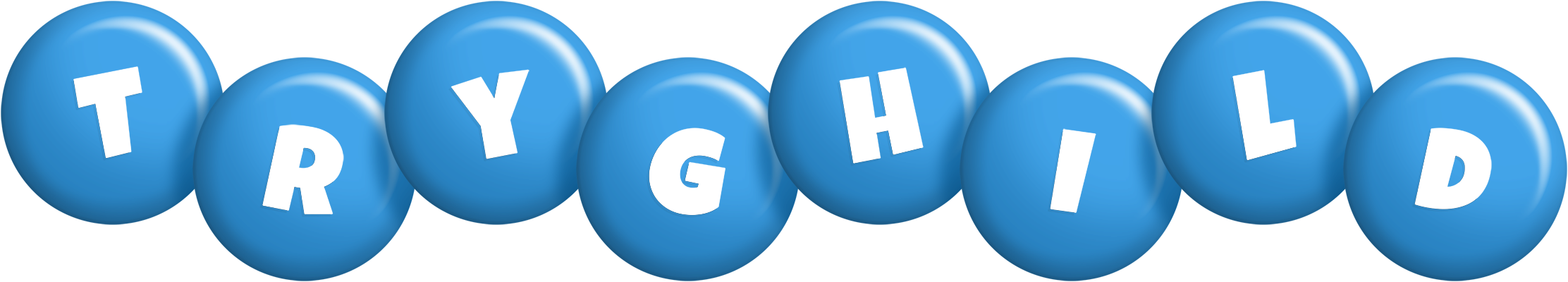 Tryghild candy-blue logo