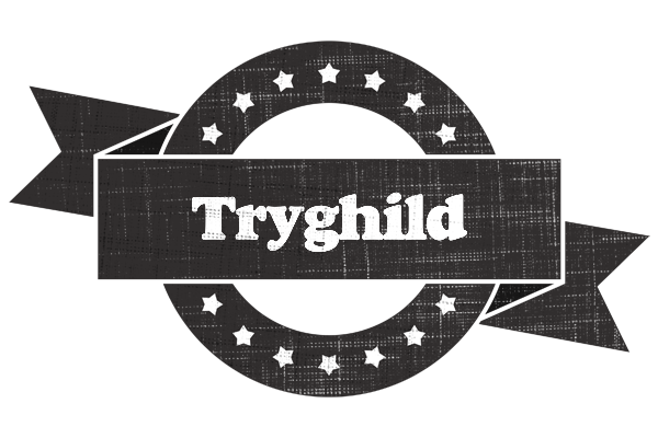 Tryghild grunge logo