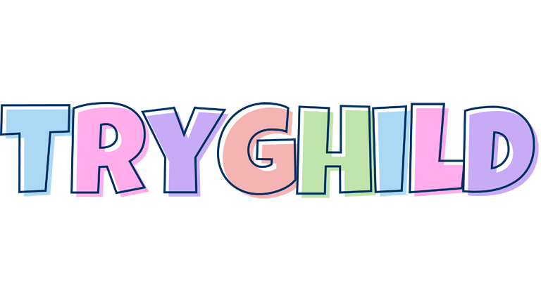 Tryghild pastel logo
