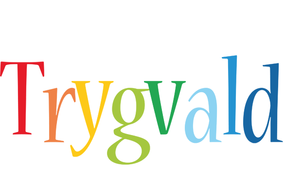 Trygvald birthday logo