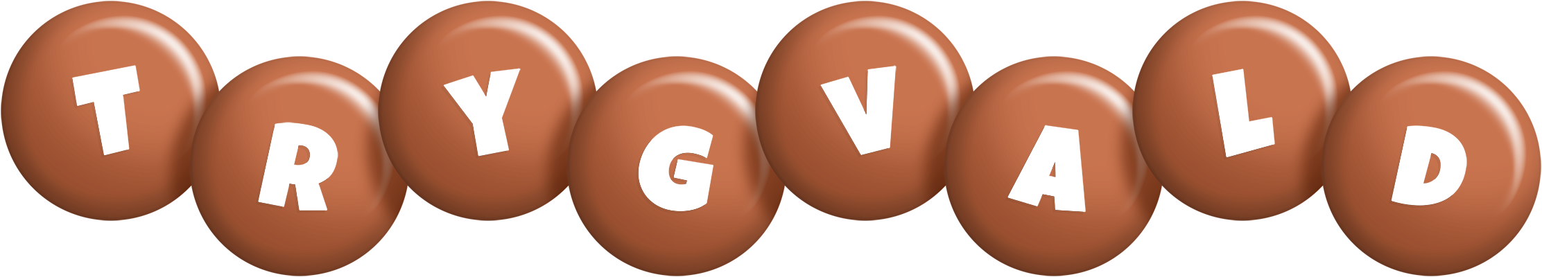 Trygvald candy-brown logo