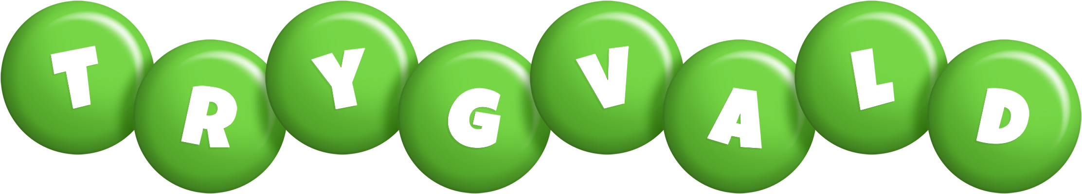 Trygvald candy-green logo