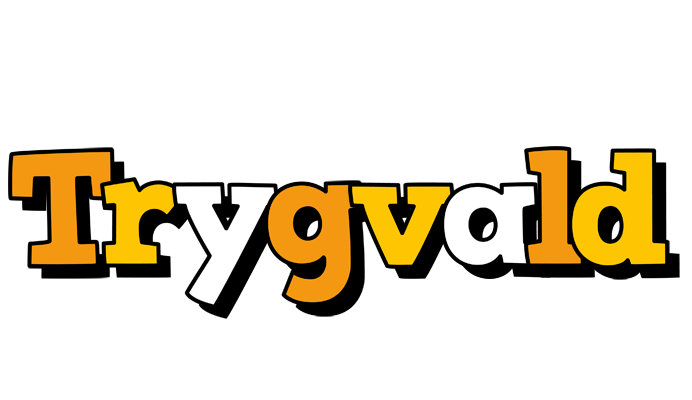 Trygvald cartoon logo