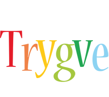 Trygve birthday logo