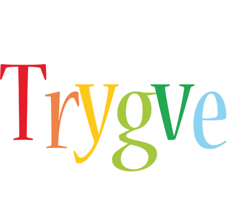 Trygve birthday logo