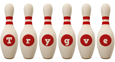 Trygve bowling-pin logo