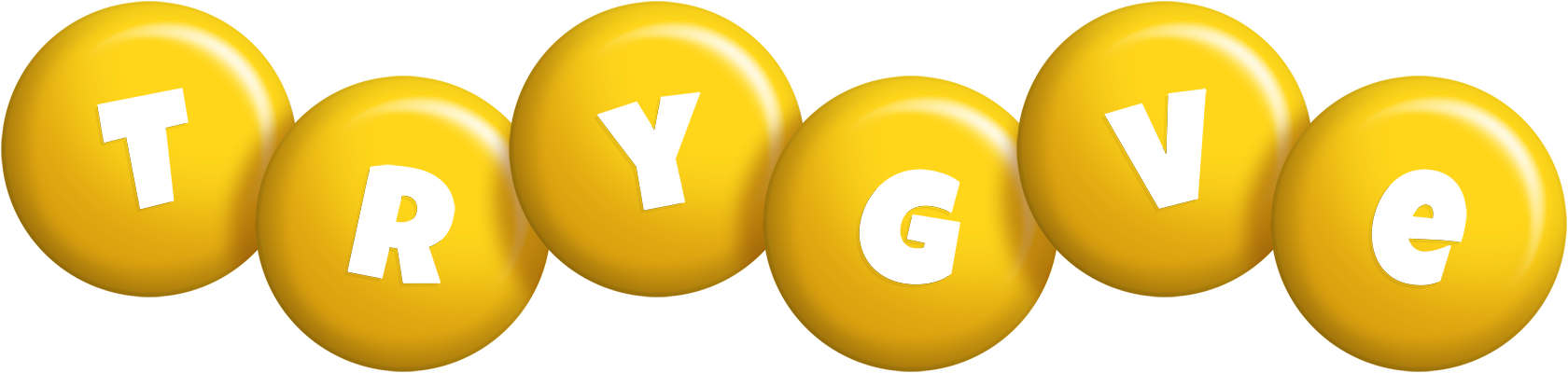 Trygve candy-yellow logo