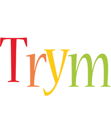 Trym birthday logo