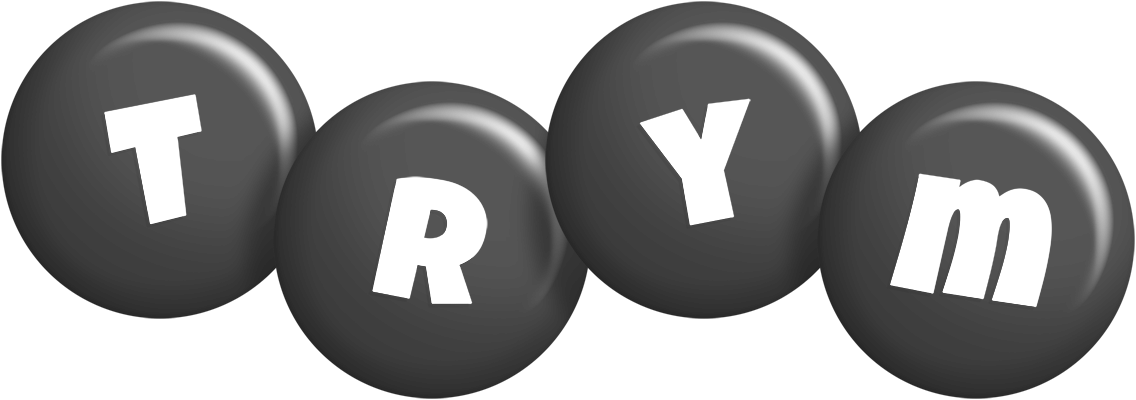 Trym candy-black logo