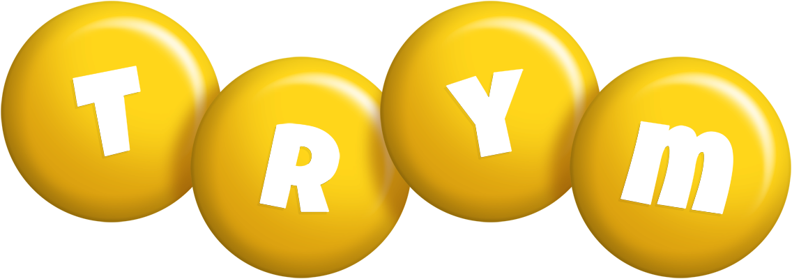 Trym candy-yellow logo