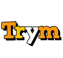 Trym cartoon logo