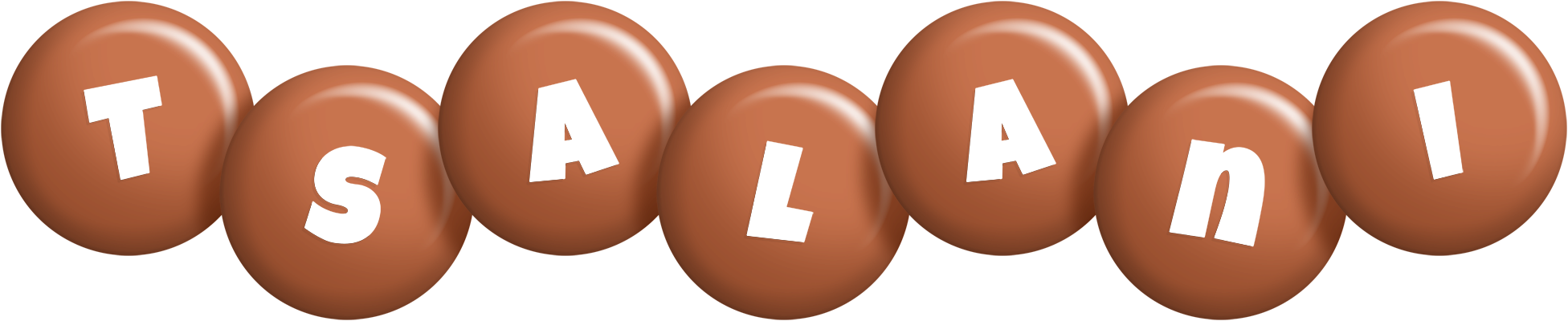 Tsalani candy-brown logo