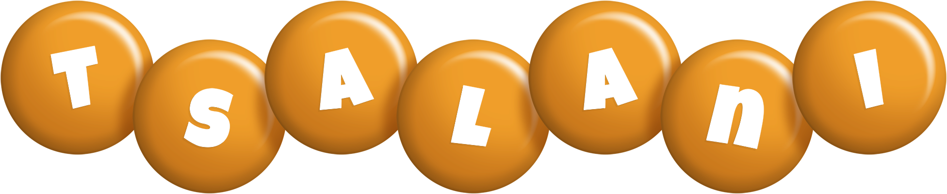 Tsalani candy-orange logo