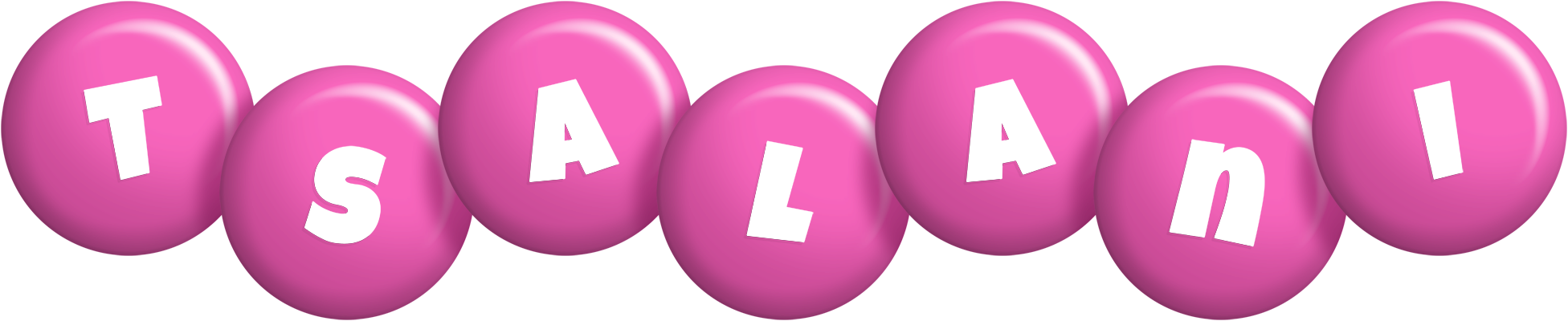 Tsalani candy-pink logo