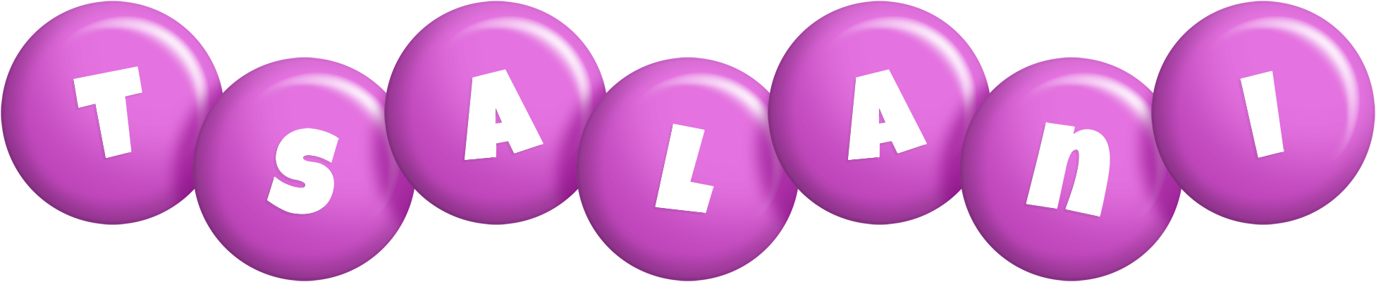 Tsalani candy-purple logo
