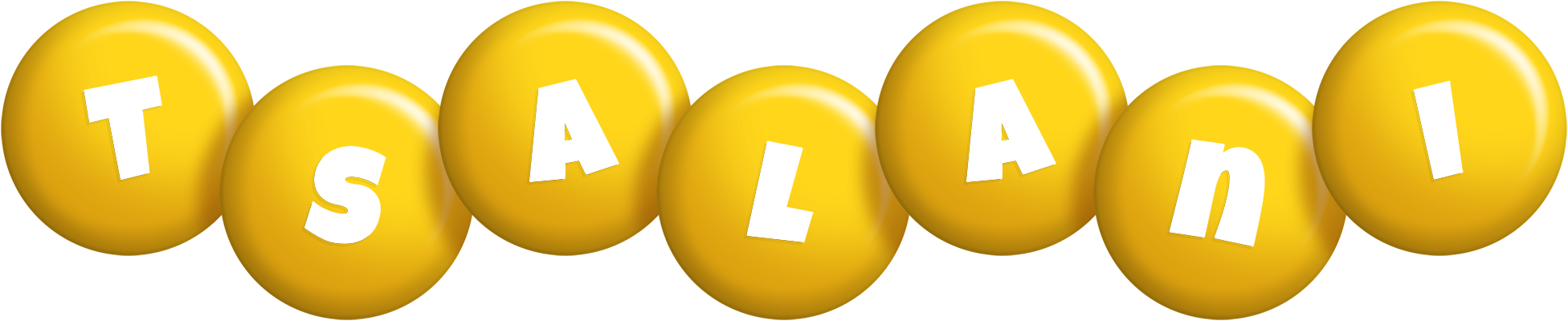 Tsalani candy-yellow logo