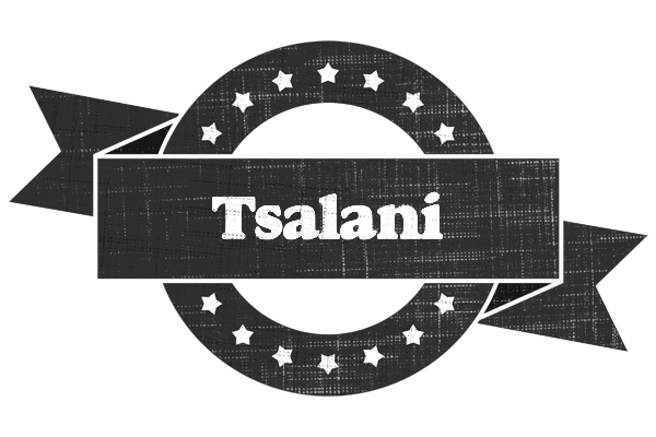 Tsalani grunge logo