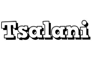 Tsalani snowing logo