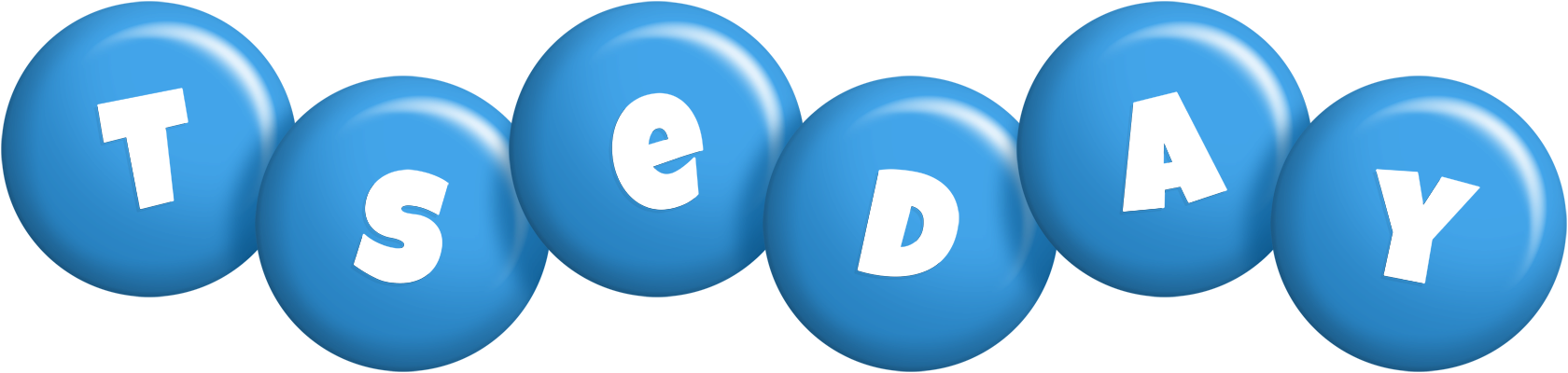 Tseday candy-blue logo