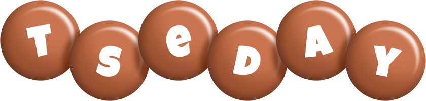 Tseday candy-brown logo