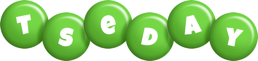 Tseday candy-green logo