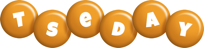 Tseday candy-orange logo