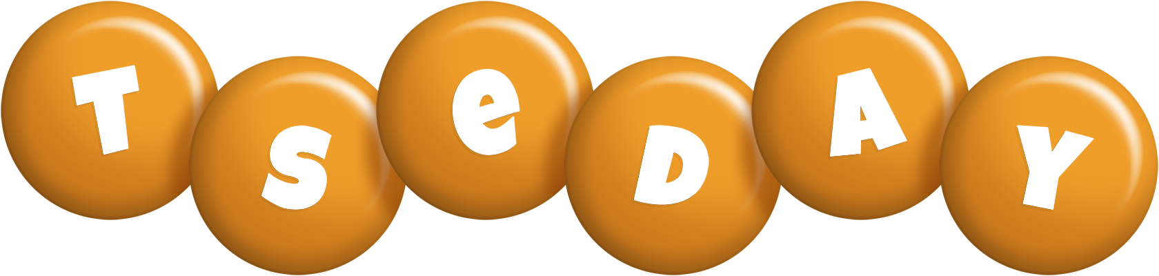 Tseday candy-orange logo