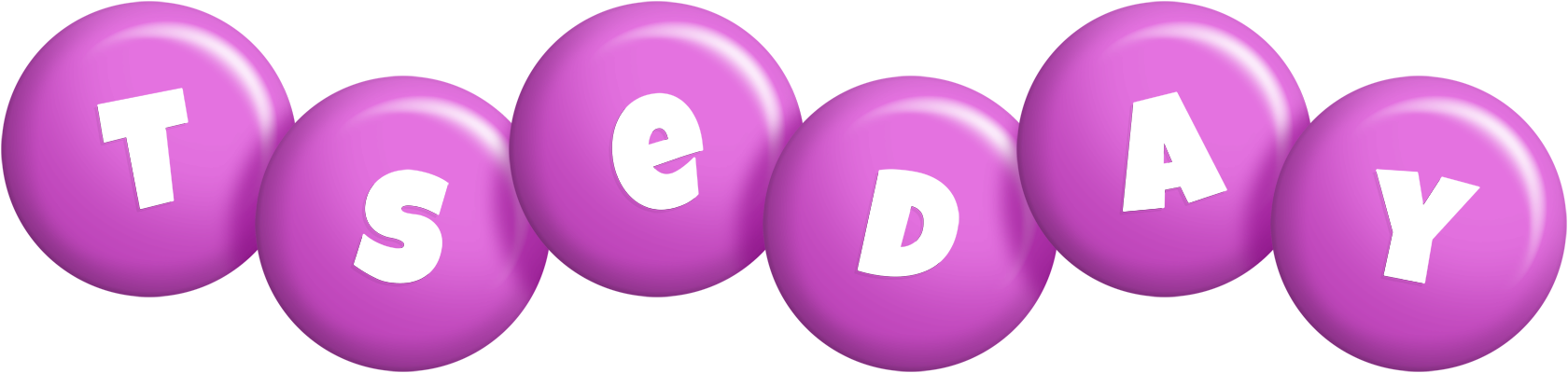 Tseday candy-purple logo