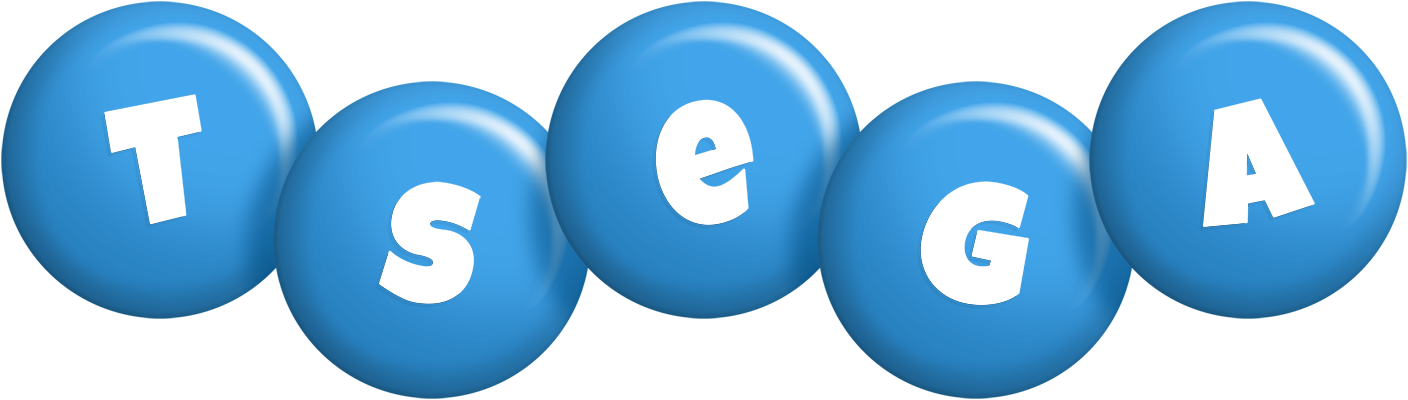 Tsega candy-blue logo
