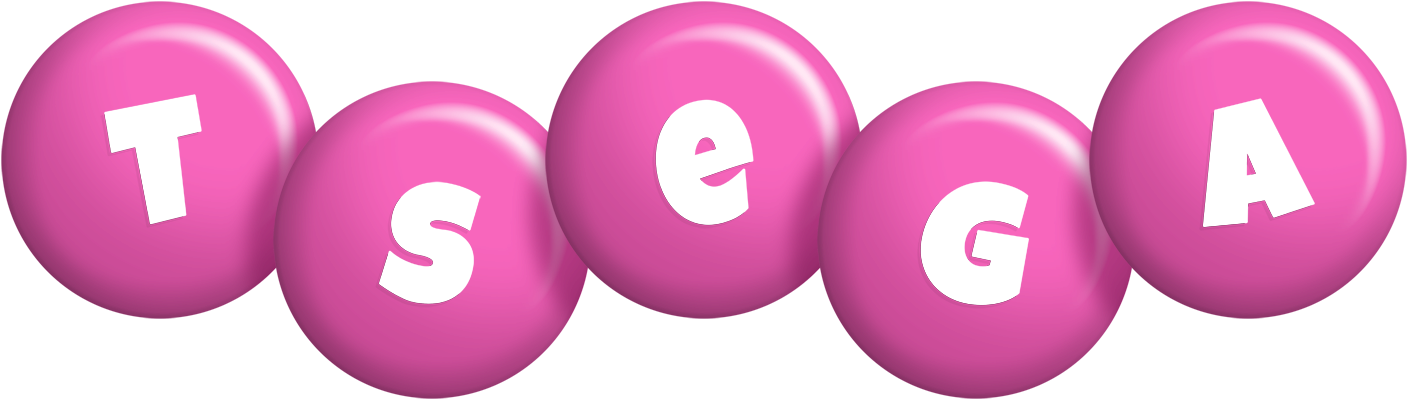 Tsega candy-pink logo