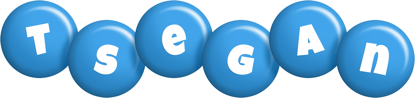 Tsegan candy-blue logo